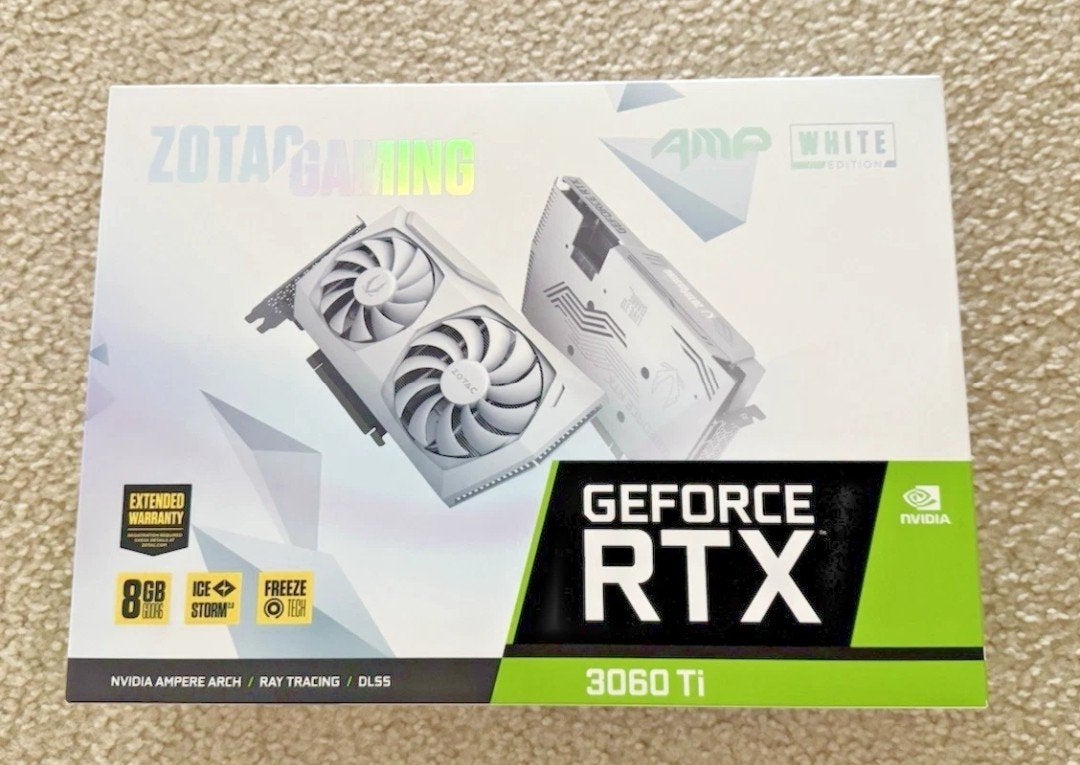 Nvidia GeForce RTX 3060 Ti White Edition Zotac Gaming, Computers en Software, Videokaarten, Ophalen
