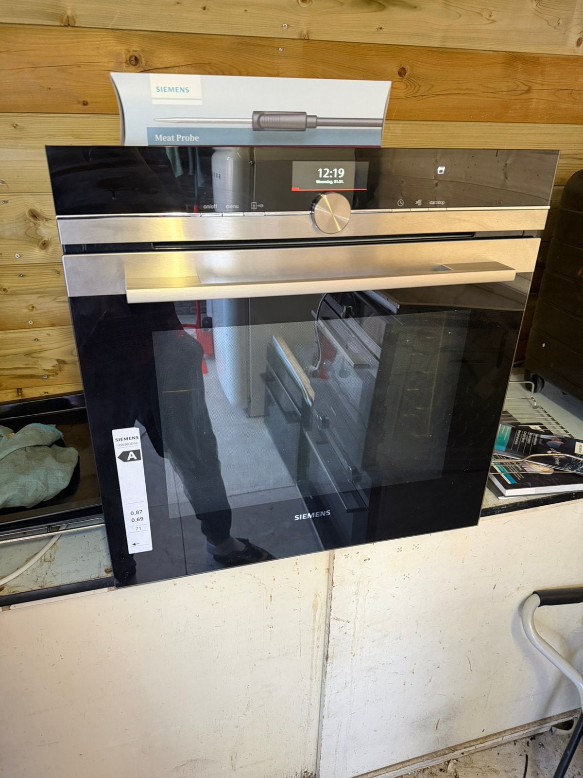 Zeer nette Siemens iQ700 Combi-Stoomoven – Luxe Inbouwmodel, Ophalen, Nieuw, Inbouw