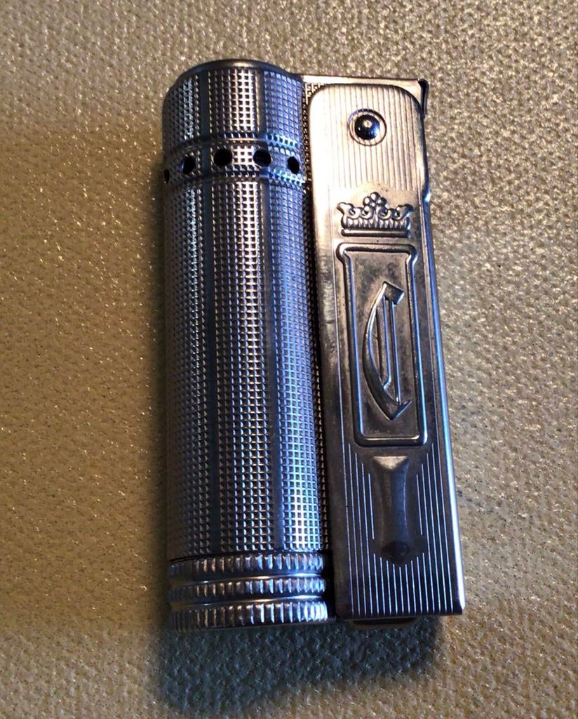 Vintage Imco Benzineaansteker - Chesterfield, Verzamelen, Ophalen of Verzenden, Gebruikt, Aansteker