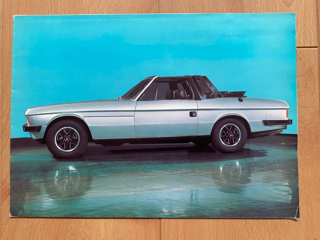Bristol 412/S2 Convertible-Saloon  -  Folder - Brochure, Gelezen, Ophalen of Verzenden, Bristol, Overige merken