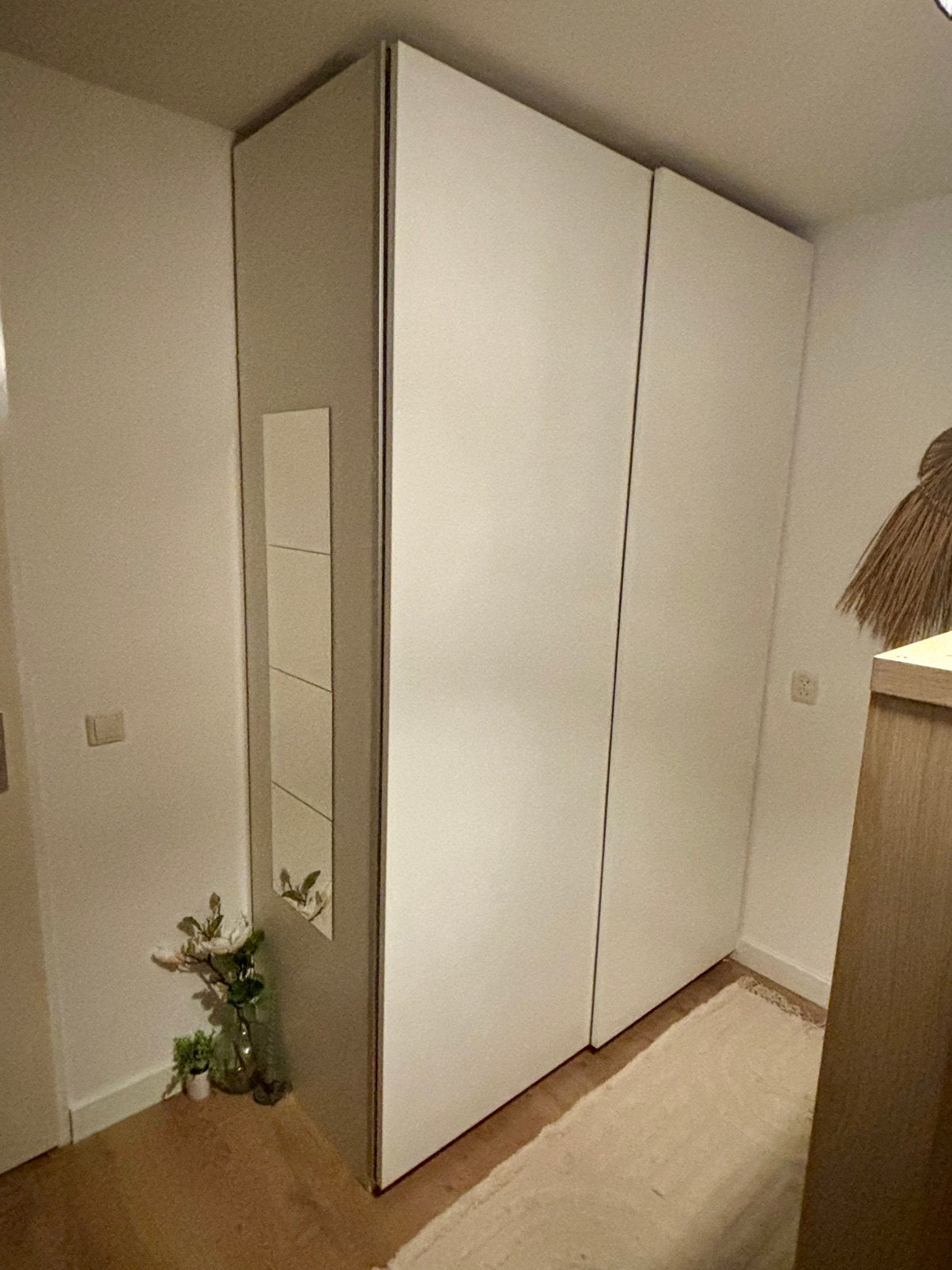 IKEA PAX kast Hasvik Schuifdeuren wit 150x236 cm (set van 2), Huis en Inrichting, Kasten | Kledingkasten, Ophalen, Zo goed als nieuw