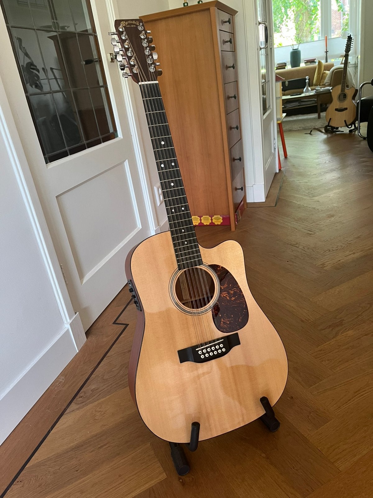 Martin DC12-16GTE 12 snarig USA, Muziek en Instrumenten, Ophalen, Zo goed als nieuw, Western- of Steelstringgitaar, Met koffer