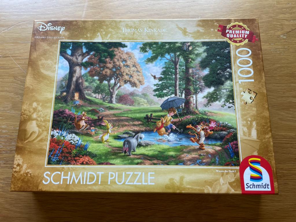 Disney puzzel thomas kinkade 1000 stukjes compleet, Ophalen of Verzenden, 500 t/m 1500 stukjes, Zo goed als nieuw