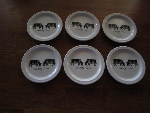 Set van 6 onderzetters 'Country Cows' van Jet by Ter Steege, Ophalen of Verzenden, Zo goed als nieuw, Landelijk/Boerenbont, Overige typen