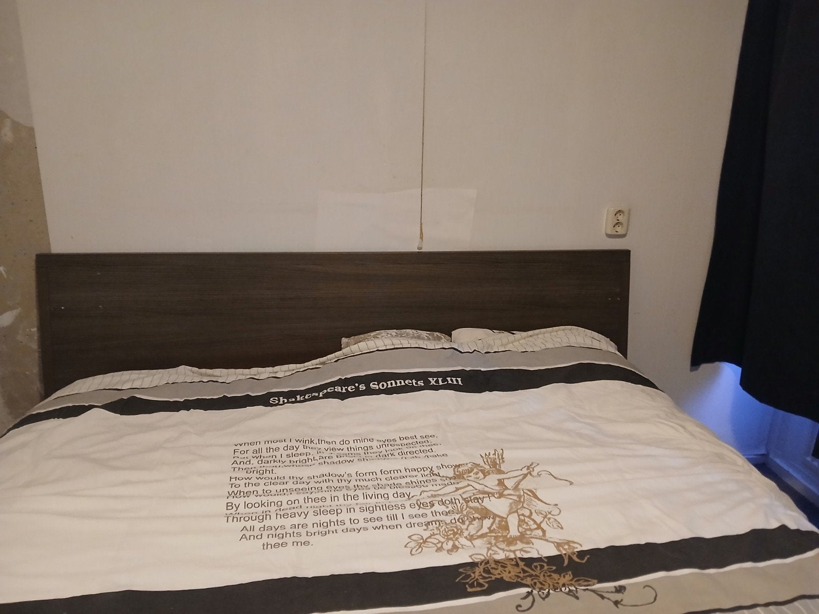 2 persoons bed 180  bij 2 meter., Ophalen, 30 cm of meer, Gebruikt, 50 tot 150 cm