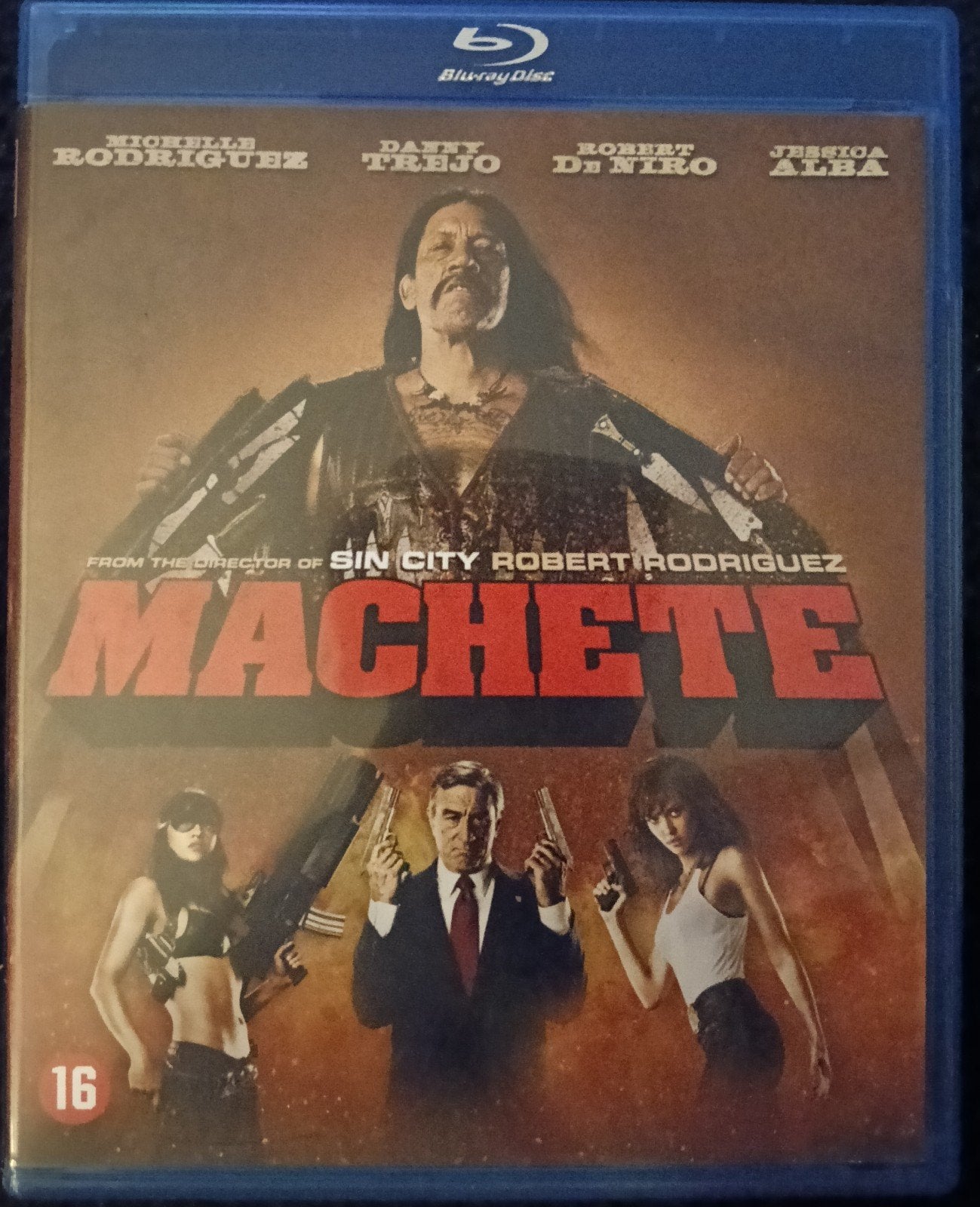 Machete bluray, Ophalen of Verzenden, Zo goed als nieuw, Horror