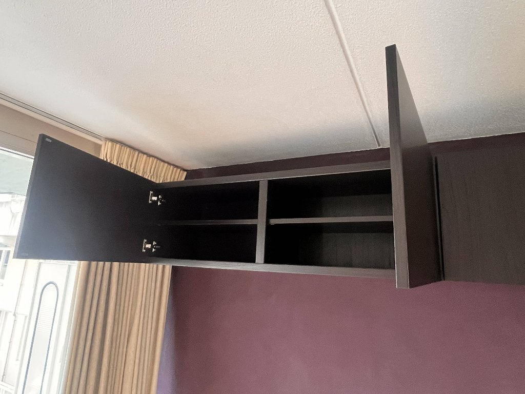 Foto 4 van 2x IKEA BESTÅ wandkast zwartbruin 120  40  38 cm