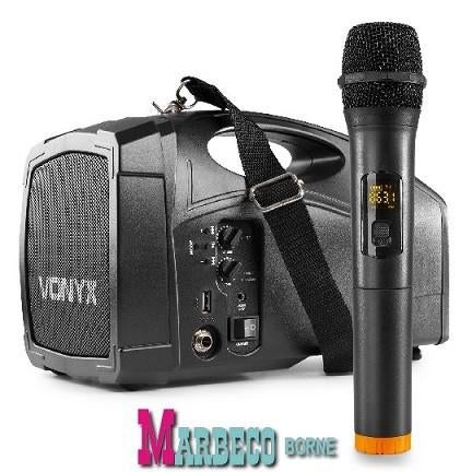 Draagbare PA set, Bluetooth, USB, MP3, UHF microfoon, Audio, Tv en Foto, Luidsprekers, Nieuw, Overige typen, Minder dan 60 watt