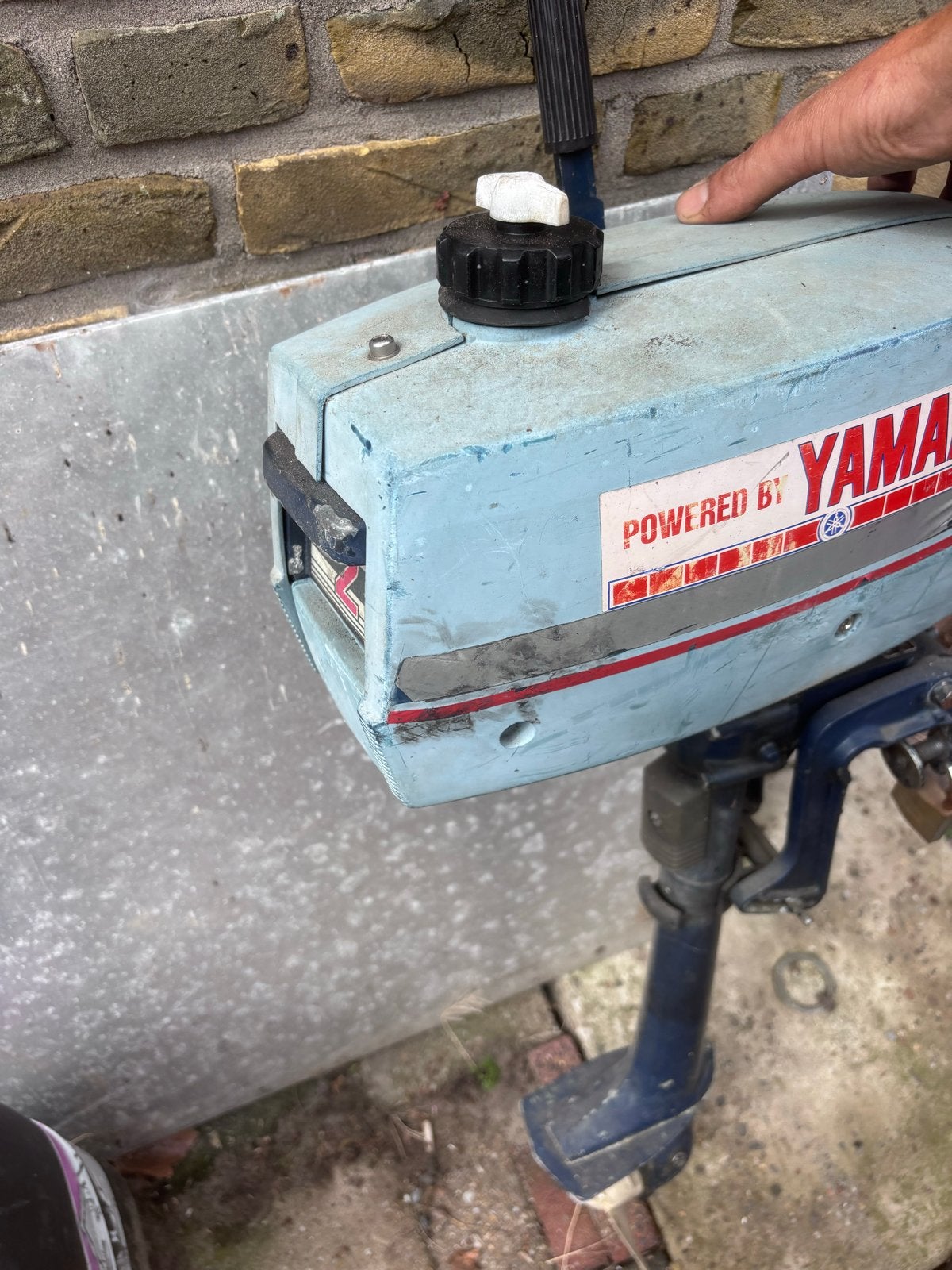 Yamaha buitenboordmotor - opknapper of voor onderdelen, Ophalen, Gebruikt, Motor en Techniek