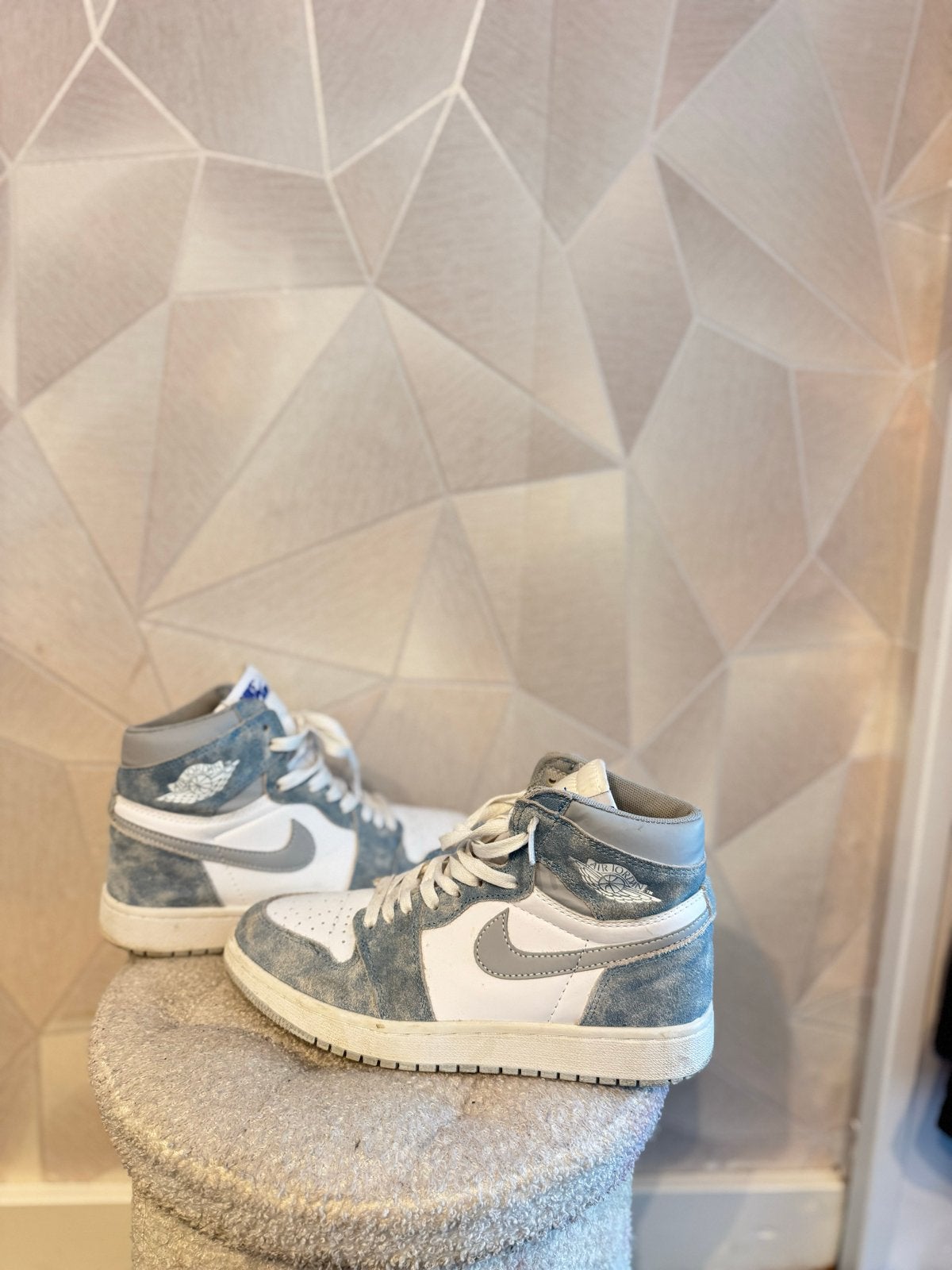 Nike Air Jordan 1 High OG Hyper Royal, Ophalen of Verzenden, Gedragen, Blauw, Sneakers of Gympen