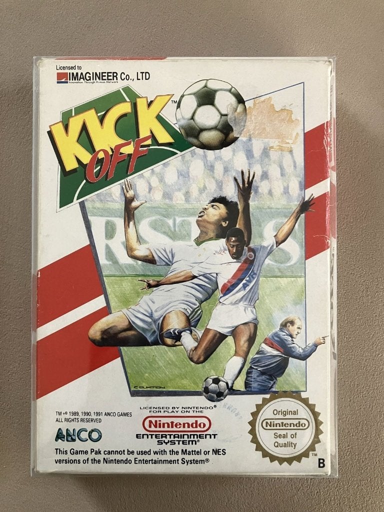 NES Kick Off CIB NES-54-NOE, Spelcomputers en Games, Games | Nintendo NES, Verzenden, 1 speler, Zo goed als nieuw, Vanaf 3 jaar