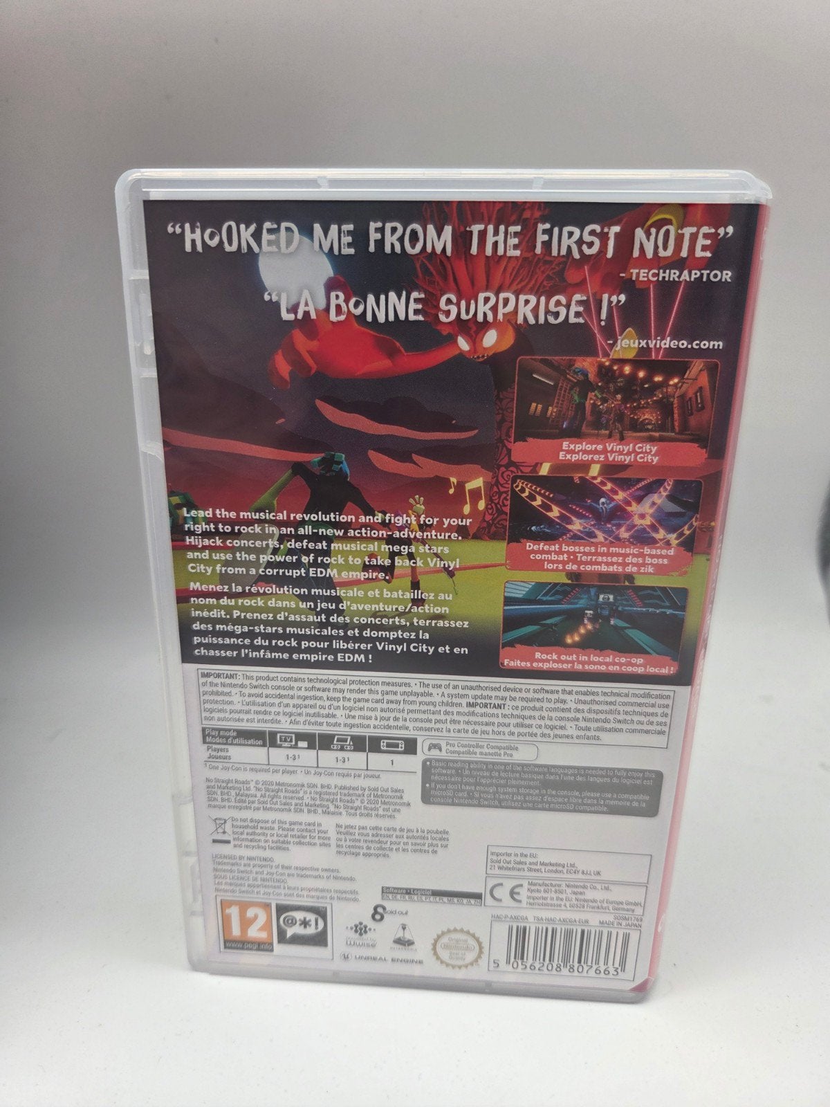 No Straight Roads Collector's Edition Nintendo Switch, Spelcomputers en Games, Ophalen of Verzenden, Unit 2, The Works, Colwick Loop Rd, Nottingham NG4 2JR, UK