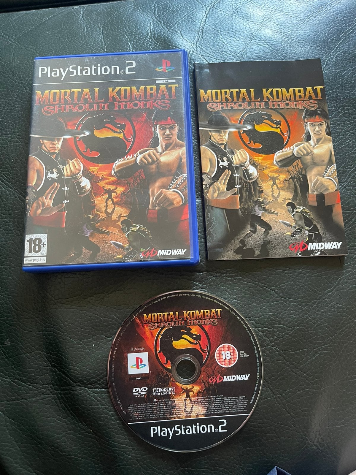 Mortal Kombat: Shaolin Monks voor de PlayStation 2 — CIB, Spelcomputers en Games, Vanaf 18 jaar, Vechten, 2 spelers, Ophalen of Verzenden