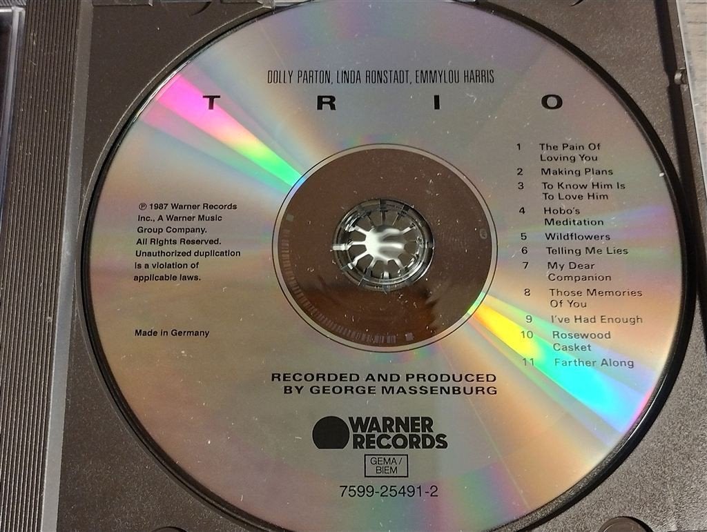 Dolly Parton,Linda Ronstadt,Emmylou - Trio, Ophalen of Verzenden, Gebruikt