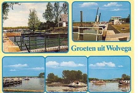 Ansichtkaart 	Wolvega	5-luik, Verzenden, 1980 tot heden, Gelopen, Friesland