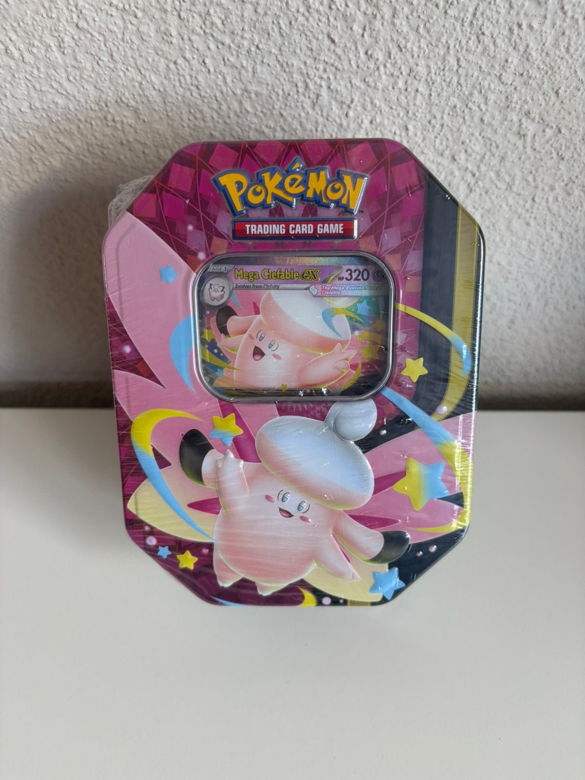 Mega Clefable moonlit tin, Ophalen of Verzenden