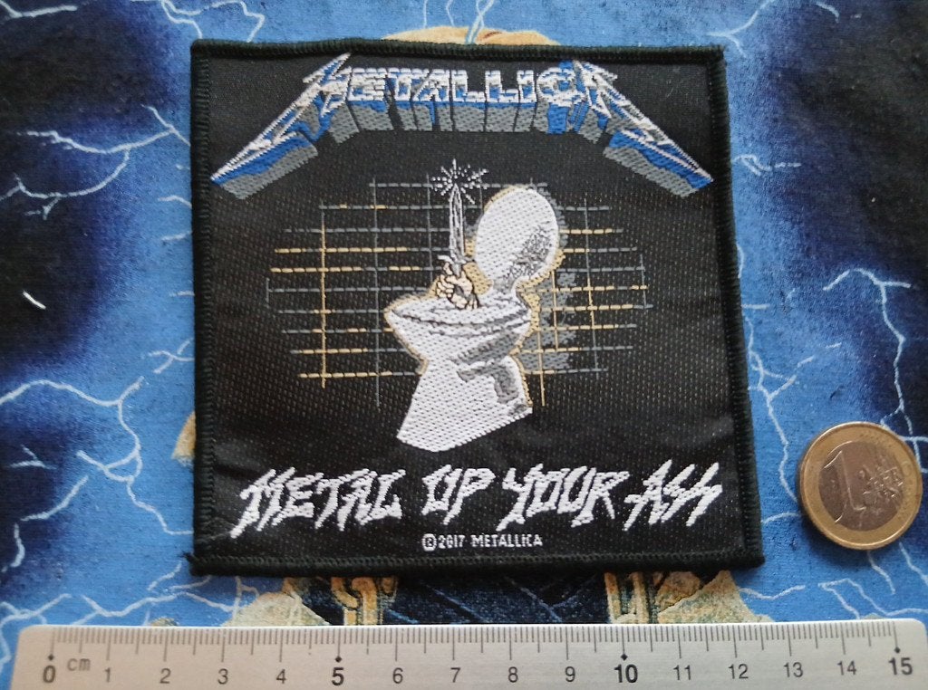 Metallica zeer mooie nieuwe metal up your ass patch 166, Verzenden, Nieuw, Kleding