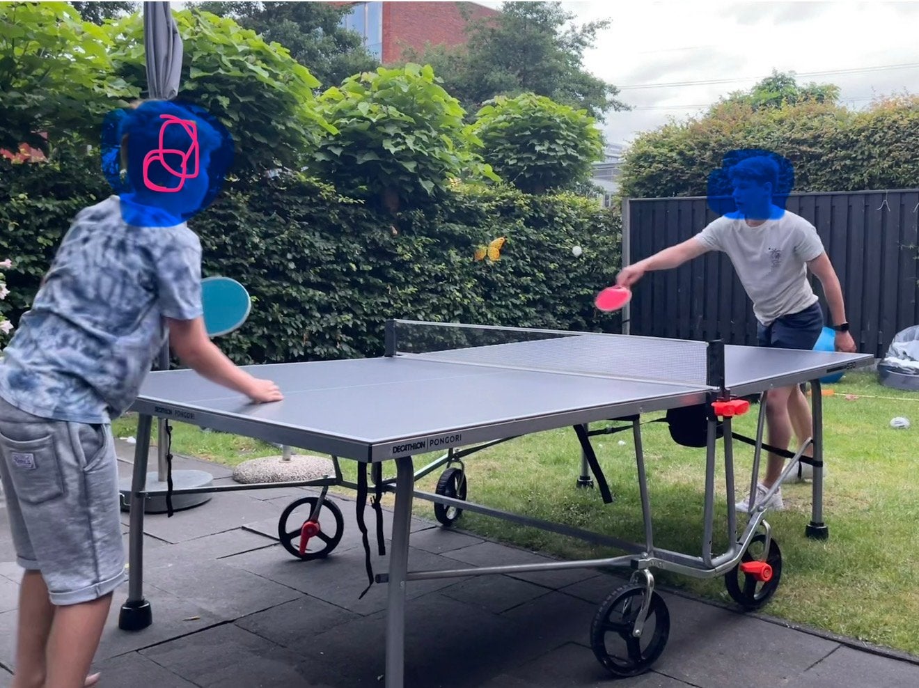 Decathlon Pongori PPT 530 Outdoor Tafeltennistafel, Ophalen, Gebruikt, Tafel Outdoor, Inklapbaar