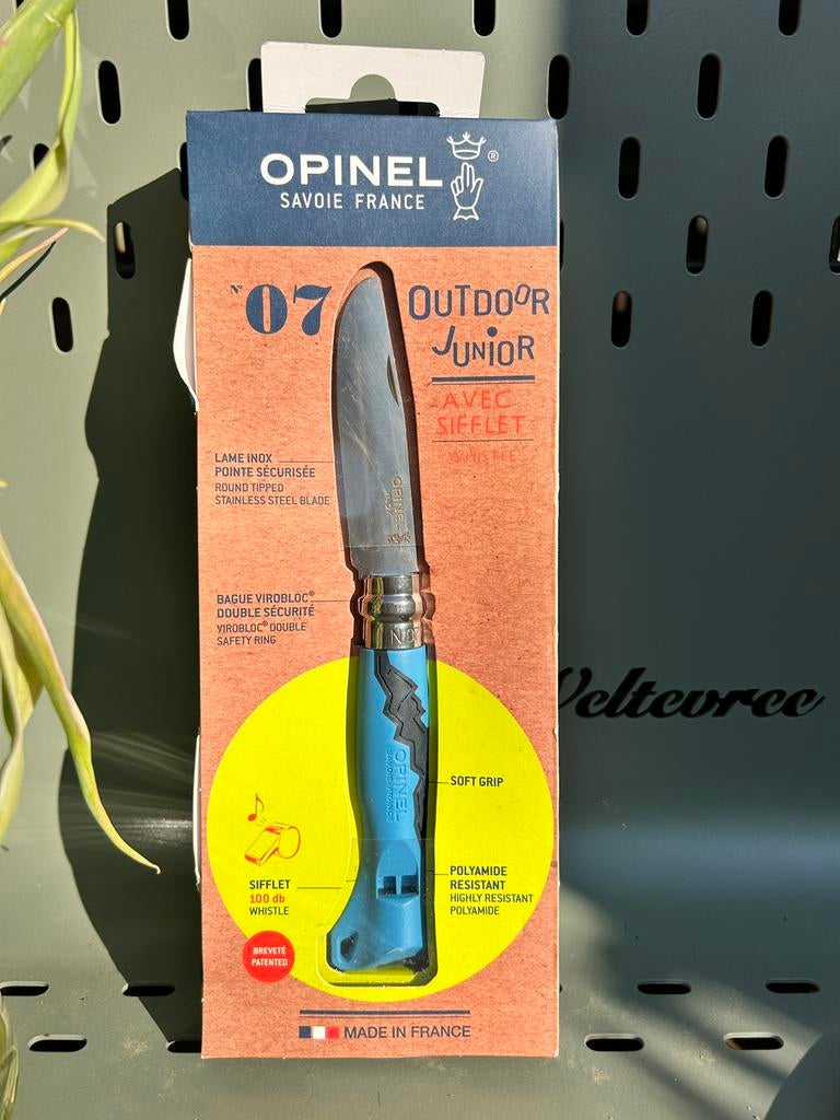 Opinel No.07 Outdoor Junior mes met fluitje – nieuw, Ophalen of Verzenden, Zo goed als nieuw