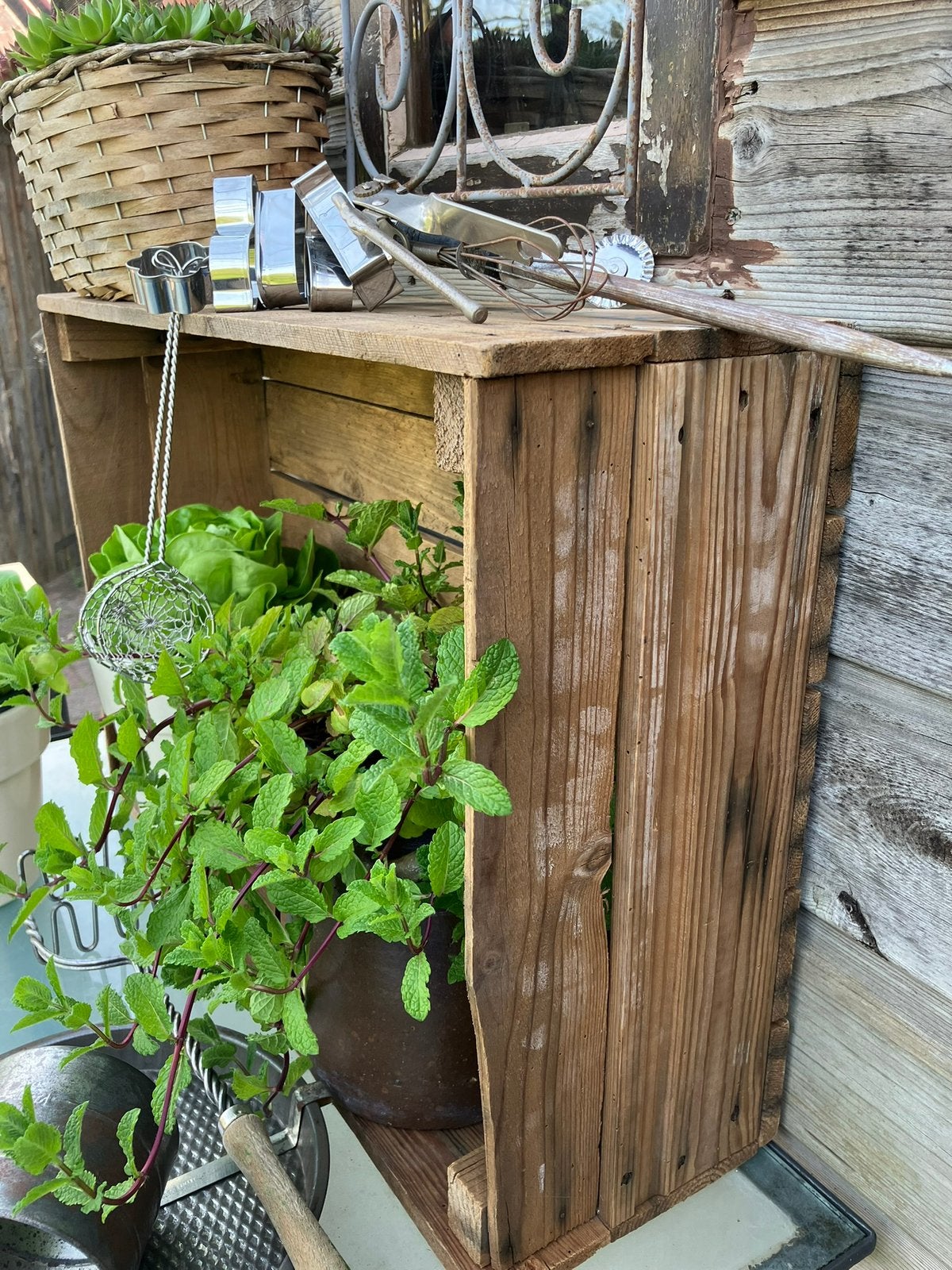 Vintage kist veilingkist coop Huissen 67, Minder dan 50 cm, Gebruikt, 50 tot 100 cm, Ophalen of Verzenden