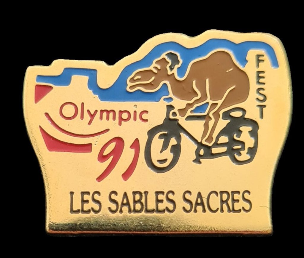 Olympic 91- Les Sables Sacres pin, Verzenden, Nieuw, Transport, Speldje of Pin