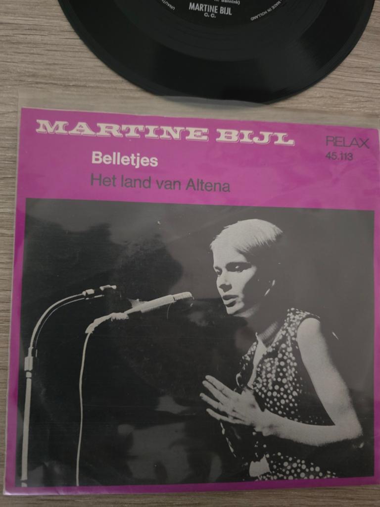 Martine Bijl/ Belletjes, Cd's en Dvd's, Vinyl | Nederlandstalig, Ophalen of Verzenden, Gebruikt, 7 inch, Levenslied of Smartlap