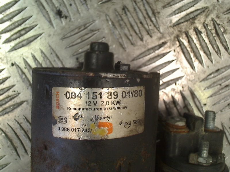Startmotor Mercedes-Benz Sprinter 3t (903) 2000 004151890180, Gebruikt, Mercedes-Benz AG, Mercedes-Benz, Mercedesstraße 120, Stuttgart 70372, , Duitsland