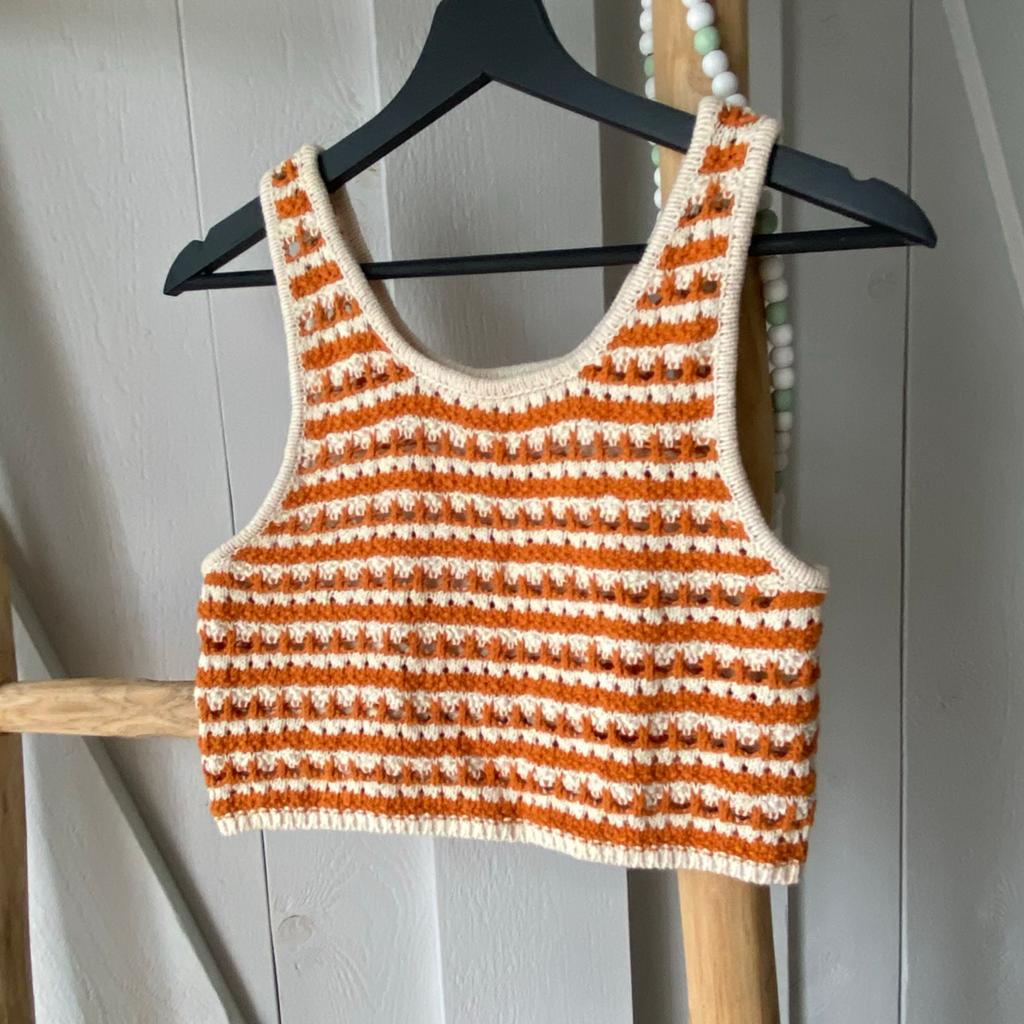 Zara Gebreide Cropped Top Maat 152 - Nieuw, Ophalen of Verzenden, Nieuw