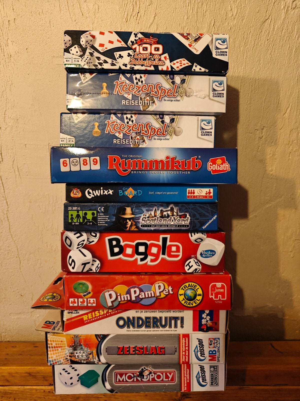 11 Reisspellen., Hobby en Vrije tijd, Clown Games, Nieuw, Ophalen of Verzenden, Jumbo.