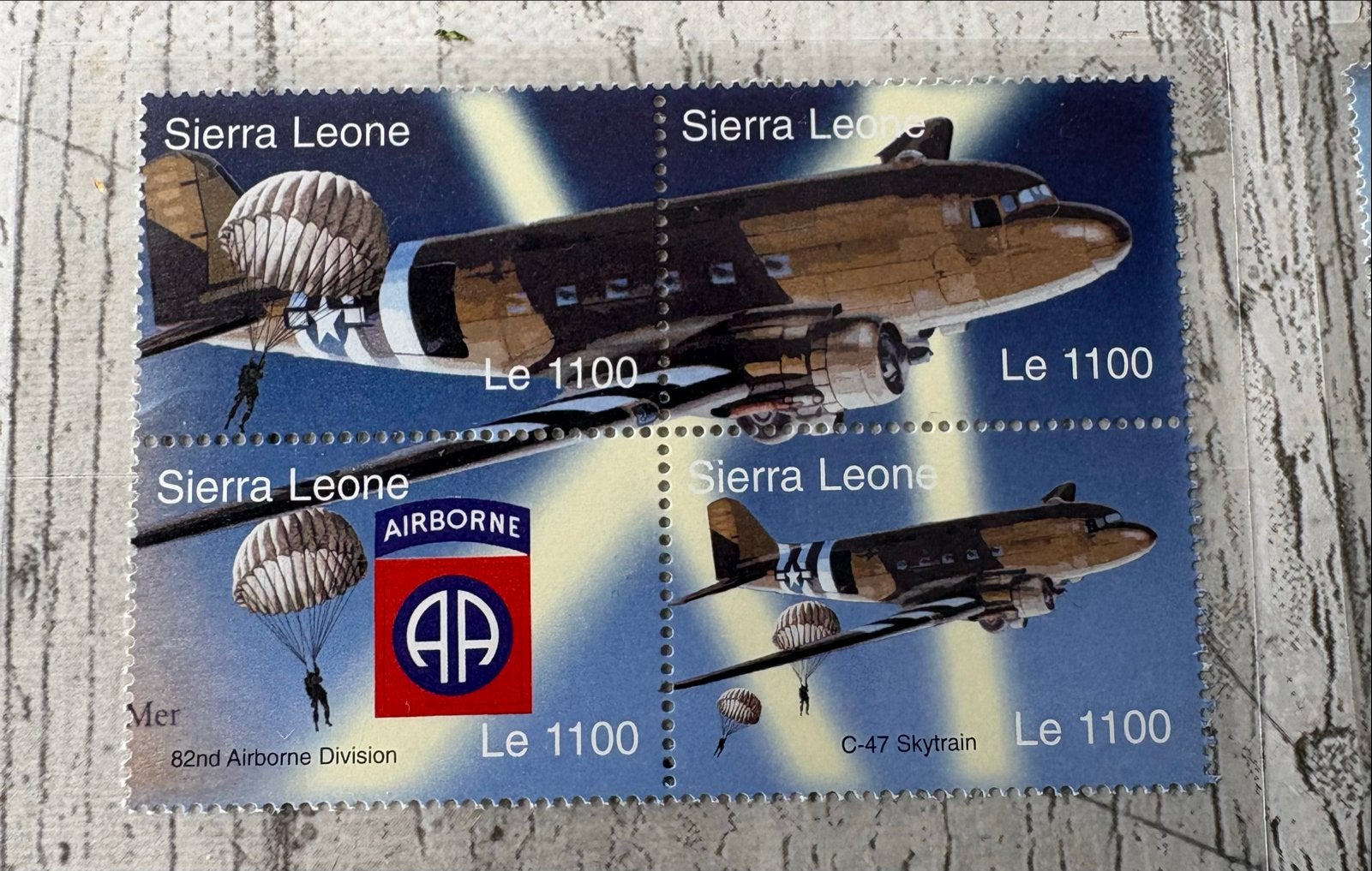 Sierra Leone Postzegels - D Day invasie 1944, Ophalen of Verzenden, Overige landen, Postfris