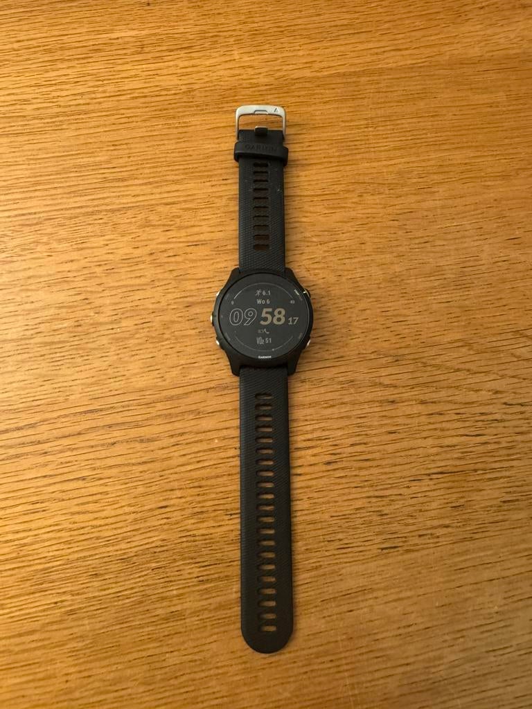 Garmin Forerunner 255 music, Sieraden, Tassen en Uiterlijk, Sporthorloges, Zwart, IOS, Ophalen of Verzenden, Zo goed als nieuw