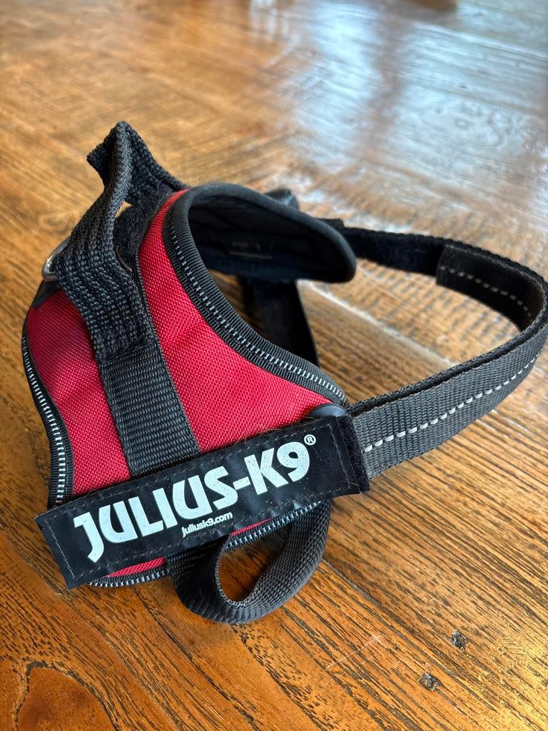 Hondentuigje Julius K9 S/mini rood/zwart, Dieren en Toebehoren, Ophalen of Verzenden, Gebruikt