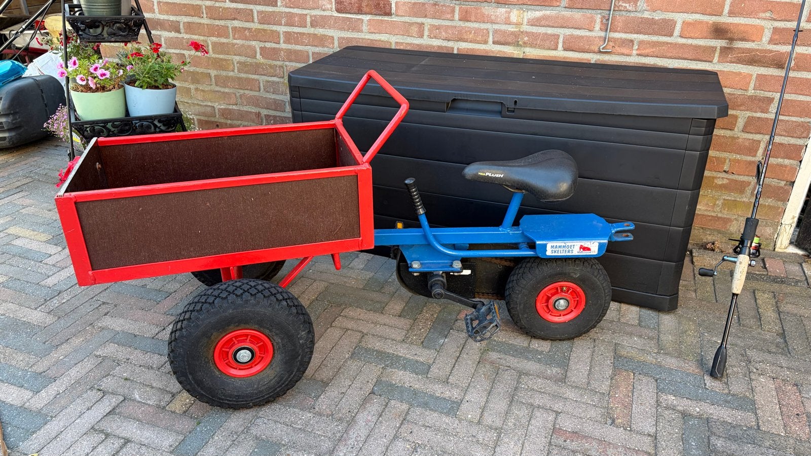 Mammoet bakfiets- UNIEK EXEMPLAAR, Ophalen, Zo goed als nieuw, Trapvoertuig