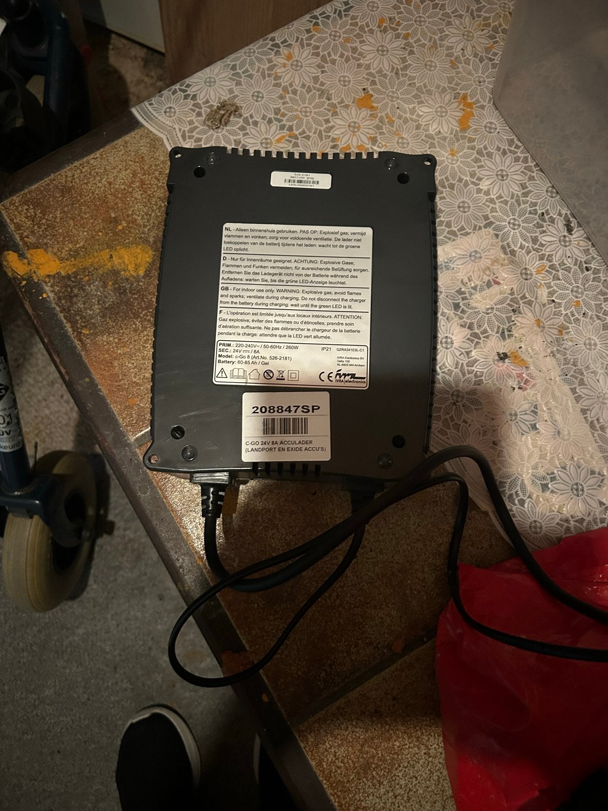 C-GO 24V 8A Acculader (208847SP), Gebruikt, Universele onderdelen