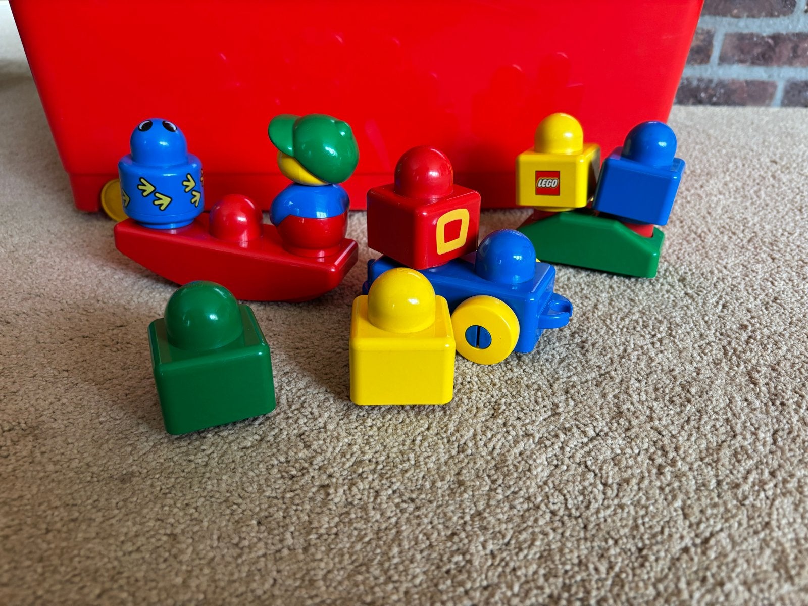 LEGO Baby Duplo set 2589 Timmy on Tour, Ophalen of Verzenden, Gebruikt, Overige typen, Met wieltjes