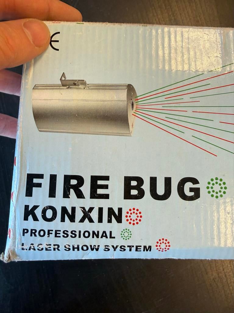 Konxin Fire Bug Professioneel Laser Show Systeem, Ophalen of Verzenden, Zo goed als nieuw, Laser, Geluidgestuurd