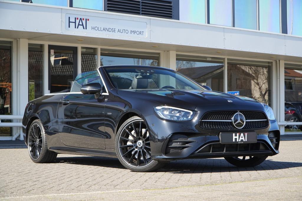 Mercedes-Benz E-Klasse Cabrio 300 I AMG I ACC I Night Editio, Auto's, Zwart, 4 cilinders, Cabriolet, 259 pk