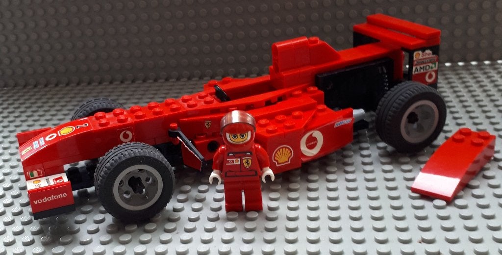 8362 (1) Ferrari F1 Racer 1-24, Kinderen en Baby's, Speelgoed | Duplo en Lego, Ophalen of Verzenden, Gebruikt