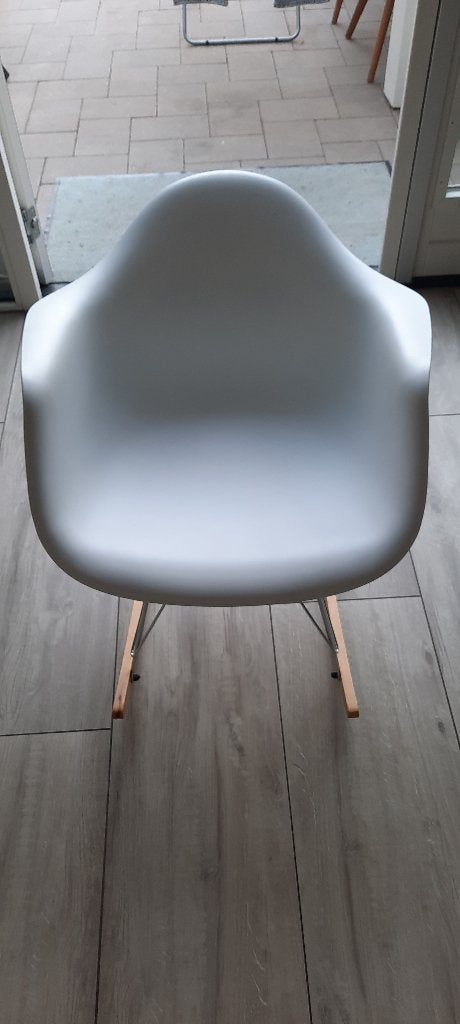 Schommelstoel IKEA, Huis en Inrichting, Ophalen, Kunststof, Gebruikt, Wit