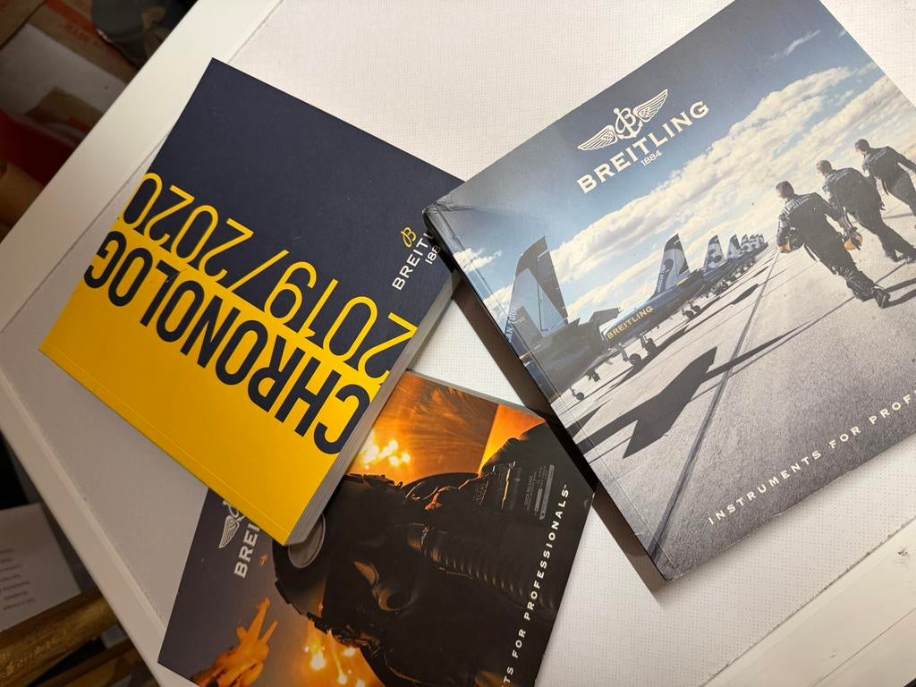 3 Breitling boeken, Ophalen of Verzenden, Zo goed als nieuw, Breitling