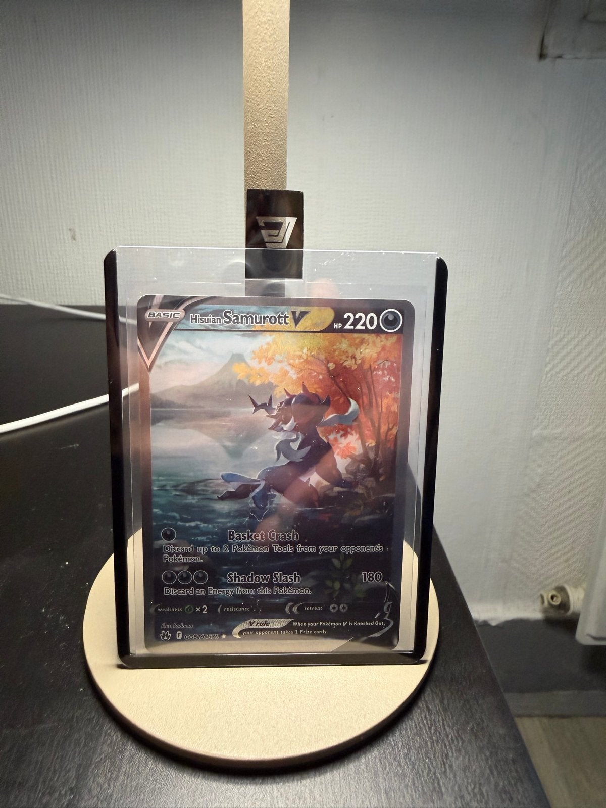 Hisuian Samurott V Pokémon kaart, Hobby en Vrije tijd, Verzamelkaartspellen | Pokémon, Ophalen of Verzenden, Zo goed als nieuw
