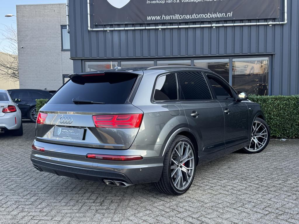 Audi SQ7 4.0 V8 TDI 435pk Quattro Pro Line + Audi Exclusive, Auto's, Audi, SQ7, Gebruikt, 2245 kg, Leder
