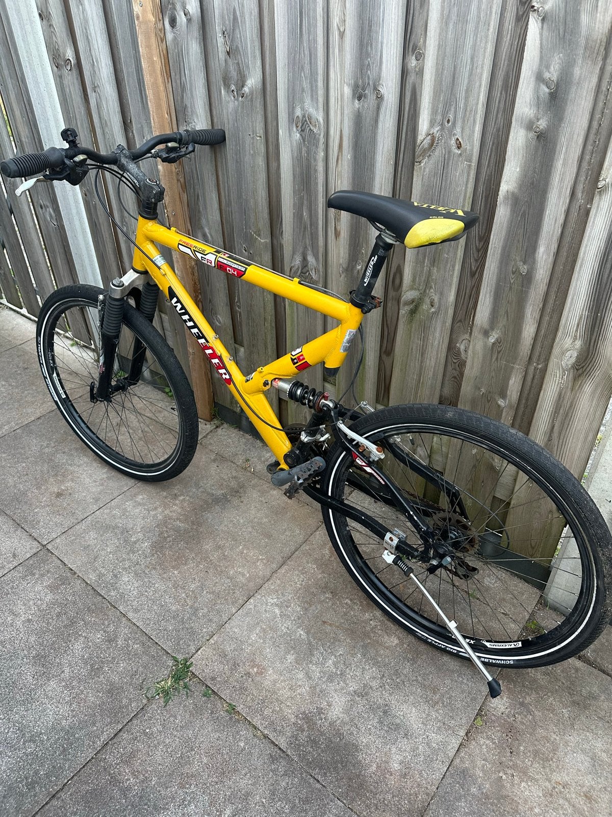 Wheeler Mountainbike - Geel, Volledig Geveerd, Overige merken, Gebruikt, Ophalen of Verzenden, 53 tot 57 cm