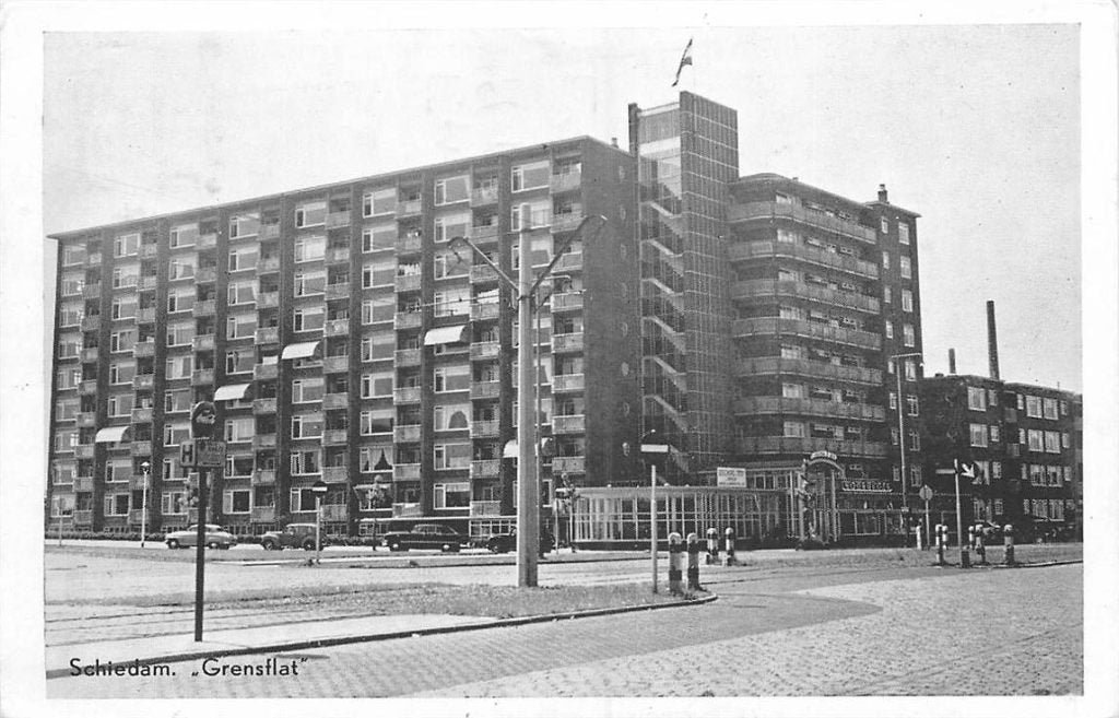 388-508-035 Schiedam Grensflat, Verzenden, Voor 1920, Zuid-Holland