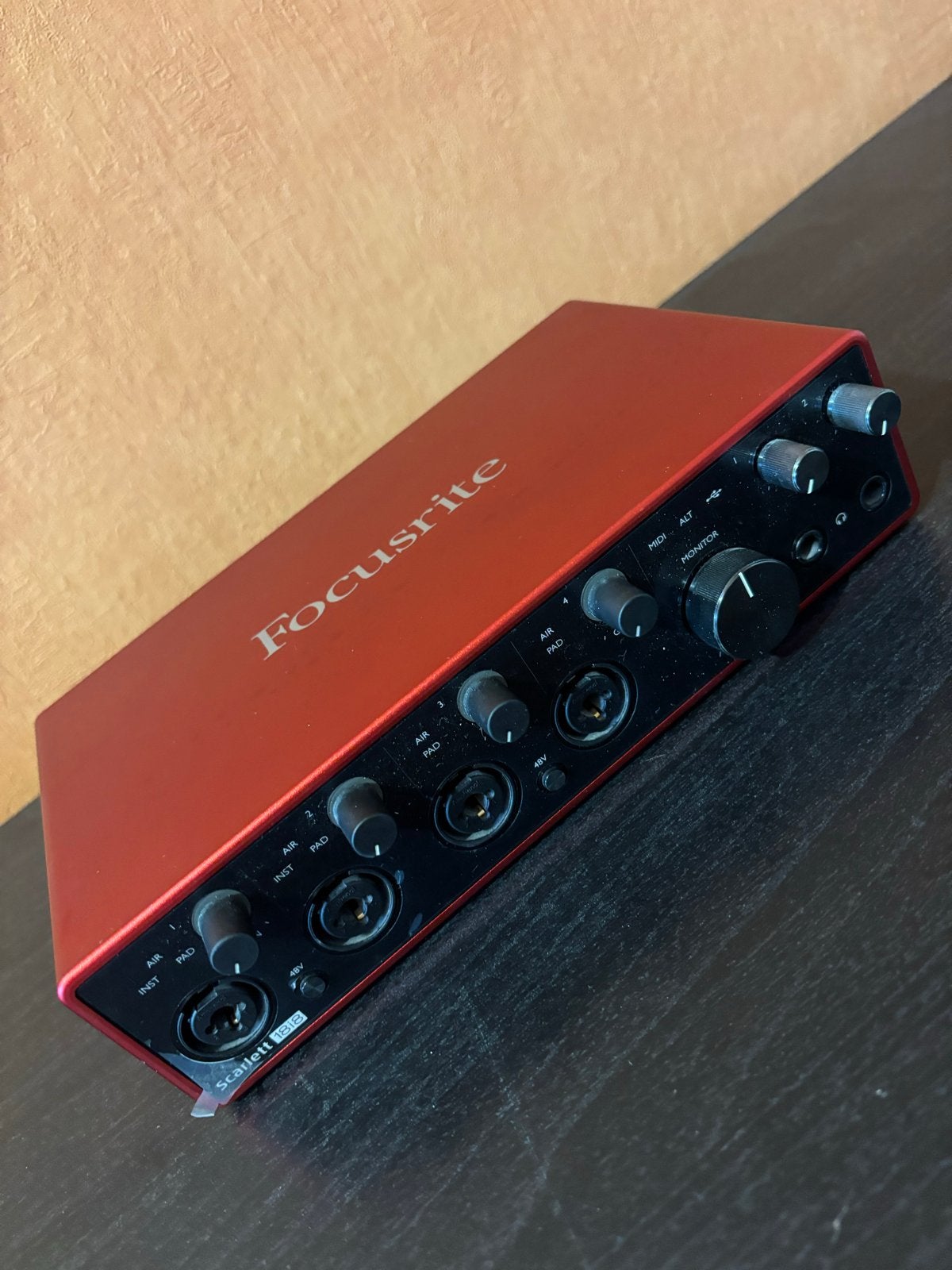 Focusrite Scarlett 18i8 3rd Gen Audio Interface met kabels, Ophalen of Verzenden, Gebruikt, Overige merken