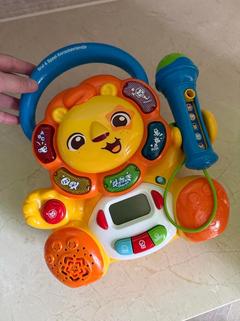 VTech Brul & Speel Karaokevriendje Leeuw, Ophalen of Verzenden, Gebruikt, 6 maanden tot 2 jaar