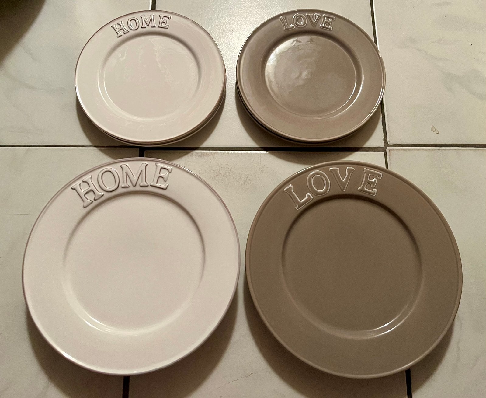 Borden, Huis en Inrichting, Keuken | Servies, Ophalen, Zo goed als nieuw, Bord(en), Overige stijlen