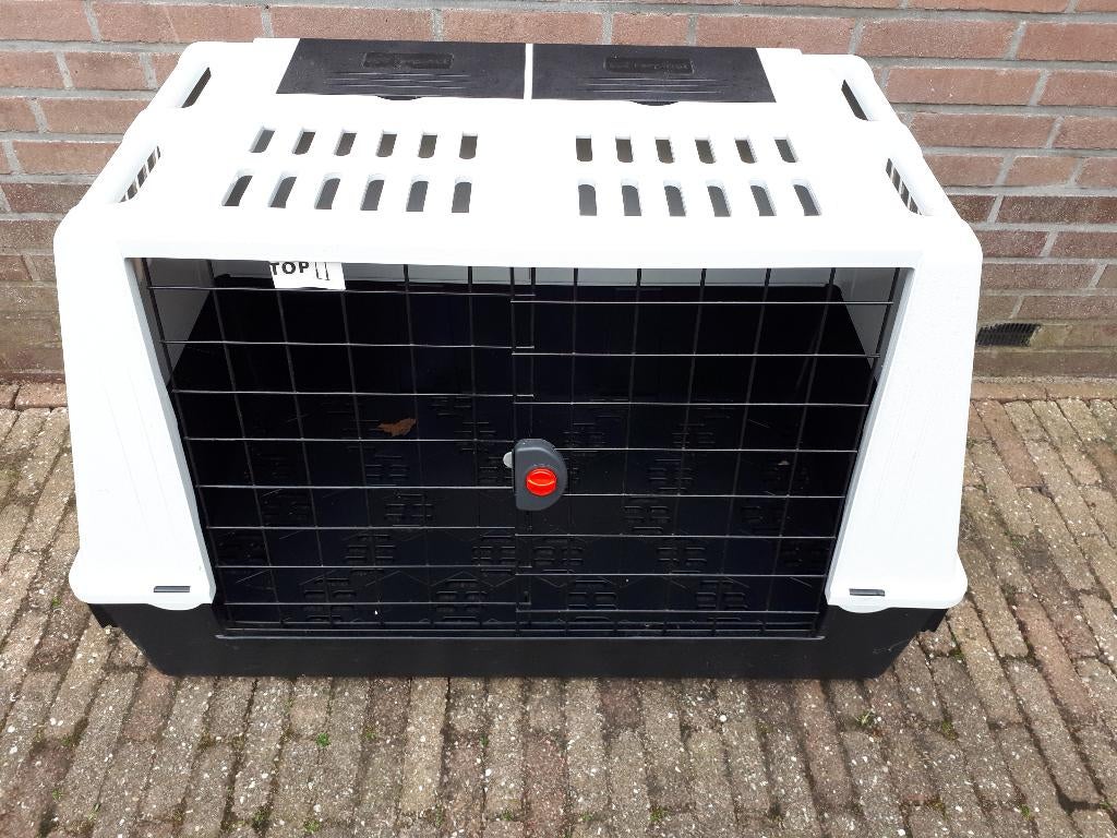 transportbox hondenbench Ferplast grote maat, Ophalen, Zo goed als nieuw