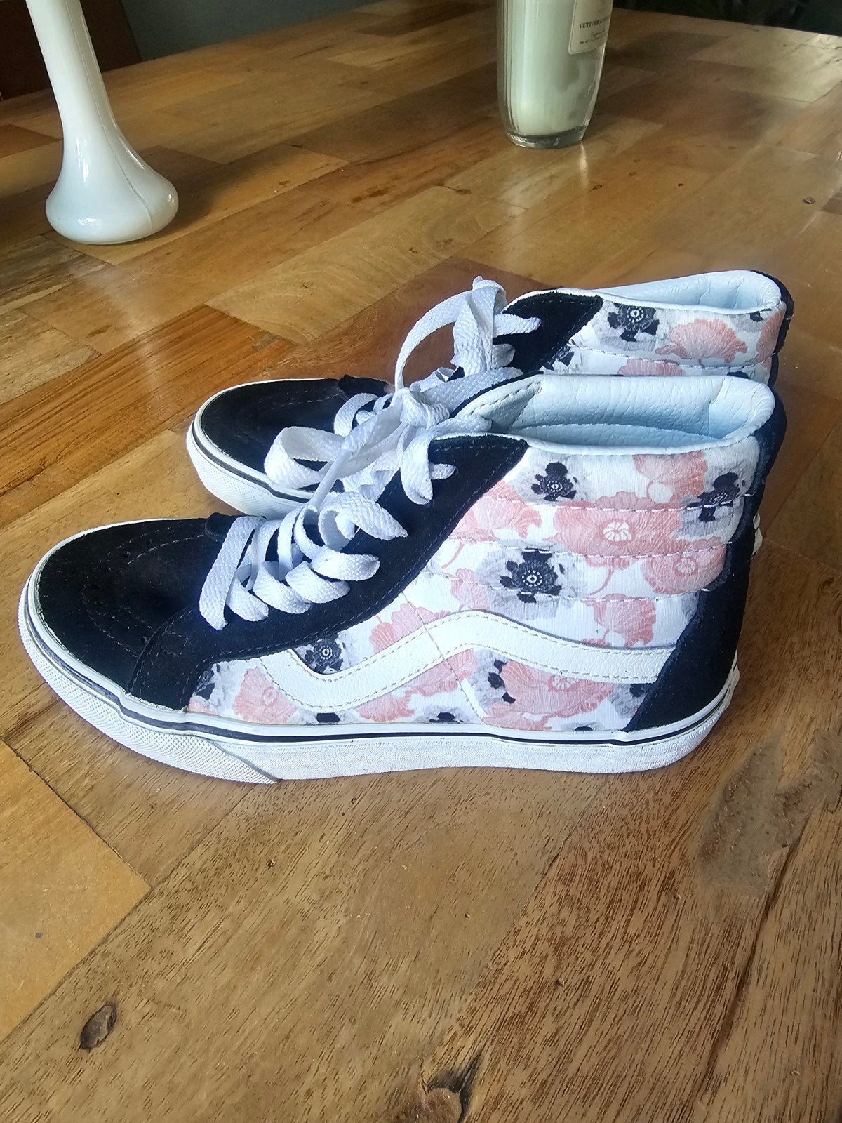 Vans Sk8-Hi sneakers maat 36 - Zo goed als nieuw, Ophalen, Zwart, Vans, Sneakers of Gympen