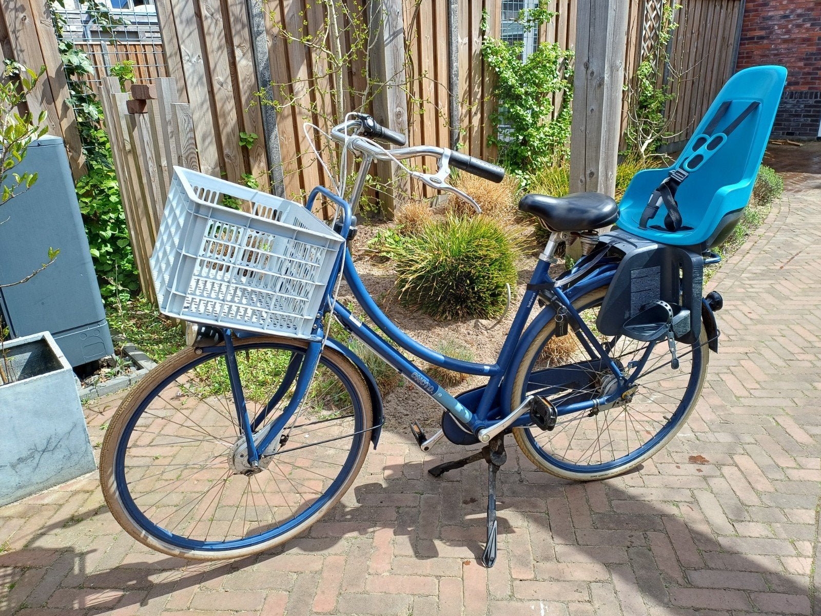Moederfiets incl Bobike kinderzitje, Ophalen, 1 zitje, Gebruikt, Batavus